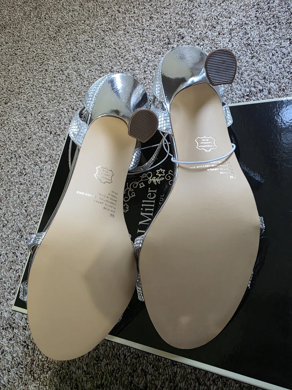 IM Vanny Silver Strappy Heeled Sandals